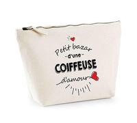 Trousse Coiffeuse Bazar d'amour | Pochette Toilette Maquillage Idée Sac Cadeau