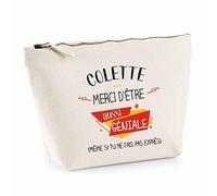 Trousse Colette géniale sans Faire exprès | Pochette Toilette Maquillage Idée Sac Cadeau