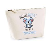 Trousse Constance Bas Les Pattes Koala | Idée Fête des mères Cadeau Travail Retraite Trousse Maquillage Toilette