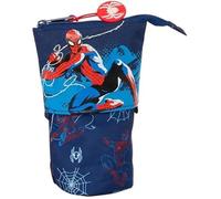 Trousse Convertible En Seau Spiderman Neon - Safta - Enfant - Bleu Marine