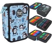 Trousse Coolpack à trois compartiments pour fournitures scolaires, crayons de co