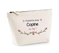 Trousse Copine au Top | Idée Cadeau Anniversaire Noël Saint Valentin Pochette Maquillage Toilette