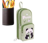 Trousse cosmétique | Étui Fixe Capybara Panda - Sac de Papeterie pour Organisateur de Porte-Stylo de Grande capacité pour Le collège, Vert, riferimento Alla descrizione, Se référer à la