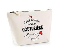 Trousse couturière Bazar d'amour | Pochette Toilette Maquillage Idée Sac Cadeau