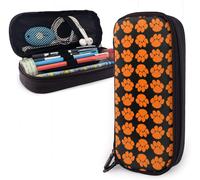Trousse ¿¿ Crayons Crazy Tiger Paws Trousse ¿¿ Crayons Compartiments Trousse ¿¿ Crayons En Cuir ¿¿Tanche Trousse ¿¿ Crayons P