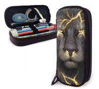 Trousse ¿¿ Crayons Golden Cool Lion King Paninting Big Pen Bag ¿¿Tui ¿¿ Crayons En Cuir L¿¿Ger ¿¿Tui ¿¿ Crayons ¿¿ Glissi¿¿Re Po