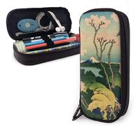 Trousse ¿¿ Crayons Hokusai Japan Ink Cherry Blossom Mount Trousse ¿¿ Crayons En Cuir L¿¿Ger Trousse Funn
