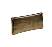 Trousse cuir plate CLAIREFONTAINE irisé Brun