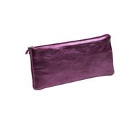 Trousse cuir plate CLAIREFONTAINE Irisé Cerise Rouge