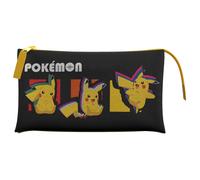 CYP BRANDS Porte-tout triple Pokémon - Organisateur de bureau ou étagère - Dimensions : 21 x 10 x 2.5 cm