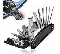 Trousse D Outils De Réparation De Vélo | 16 En 1 À Haute Résistance Multifonction Pour Entretien | Ensemble D'Outils Pour Bicyclette,Pour Vélo De Route Et VTT A Domicile Atelier Mécanique Automobile E