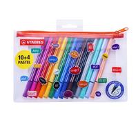 Trousse de 14 stylos-feutres Stabilo avec point Max