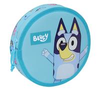 Safta – Trousse ronde Bluey G – 18 pièces, facile à nettoyer – Bleu