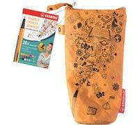 STABILO - Stylo feutre pointe fine Point 88 - Trousse en papier-tissu 20 stylos coloris assortis
