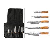 Trousse de chef 5 couteaux de cuisine Wusaki Damas VG10 Wusaki