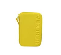 Trousse de couleur Untia ONE TIME complète à 3 compartiments 1 zip - NOUVELLE COLLECTION 2025 2026 PAS SEULEMENT PAPIER, jaune, 22x15x7 cm, Trousse scolaire