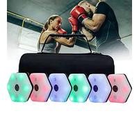 Trousse de formation sur les feux de réaction,Réaction et entraînement cognitif pour l'entraînement sportif et thérapeutique ROX, équipement de réponse d'agilité de vitesse basket-ball boxe,6lights