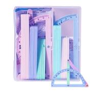 Trousse de Géométrie,Règle Mathématique Magnétique Portable,Kit de Dessin Géométrique avec Règle et Outils Mathématiques - pour Enseignants Étudiants Bureau Architecture Ingénierie