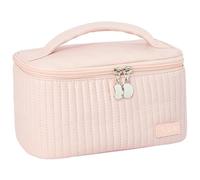 Trousse de Maquillage 21 x 13 x 11 cm capacité étanche en Cuir PU Rangement Portable pour Articles de Toilette Voyage pour Fille et Femme. Trousses Toilette pour Femme.