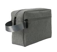 Trousse de maquillage adaptée aux voyages avec grand espace de rangement pour produits de toilette, trousse de maquillage pour les amateurs de maquillage, organisateur pour voyageurs, gris, Beauté de