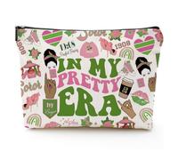 Trousse de maquillage afro-américaine pour sac à main, trousse de maquillage afro noire pour femme, cadeau inspirant, petite pochette de maquillage amusante pour accessoires de toilette, Cadeau de