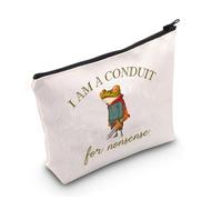 Trousse de maquillage amusante avec épée grenouille « I Am a Conduit for Nonsense » - Cadeau pour elle meilleure amie, I Am a Conduit, Tous les jours