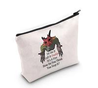 Trousse de maquillage amusante inspirée du jeu BG3 « Sit On It and Call It Daddy It's A Fire », Asseyez-vous dessus et appelez-le
