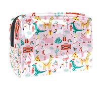 Trousse de maquillage avec fermeture éclair Motif alpaga-01 avec inscription « A Little Gift Just for You », Multicolore 09, 18.5x7.5x13cm/7.3x3x5.1in, Trousse de beauté