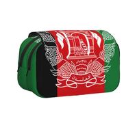 Trousse de maquillage avec fermeture éclair Motif drapeau de l'Afghanistan