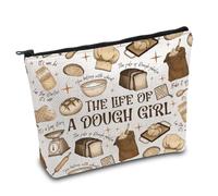 Trousse de maquillage avec fermeture éclair Motif inscription « The Life of a Dough Girl Baker », Pâte Girl-uk, SAC