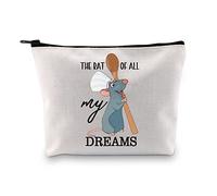 Trousse de maquillage avec fermeture éclair pour les fans de film Ratatoile, All My Dreams Ku, Mode