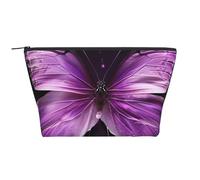 Trousse de maquillage avec impression artistique de singe trapézoïdale - Organiseur de voyage élégant pour beauté et cadeaux pour femmes et filles, Joli papillon, Taille unique, Trousse de maquillage