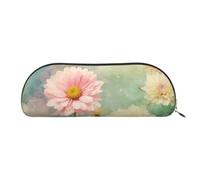 Trousse de maquillage avec imprimé floral et marguerites pour femme, trousse de maquillage, trousse de voyage, trousse de toilette, trousse à crayons, Fleurs florales marguerites, One Size