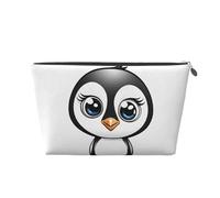 Trousse de maquillage avec imprimé « I Love Penguins » - Pour sac à main, sac de maquillage de voyage, trousse de beauté étanche pour femmes et filles, Argenté., Taille unique, Trousse de beauté