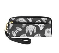 Trousse de maquillage avec imprimé manette de jeu pour femme - Pochette étanche pour école, bureau, voyage, usage quotidien