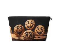 Trousse de maquillage avec imprimé pépites de chocolat pour sac à main, organiseur de maquillage de voyage, pochette de beauté étanche pour femmes et filles, Argenté., Taille unique, Trousse de beauté