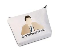 Trousse de maquillage avec inscription « I'll Interrogate the Cat », Interrogate the Cat Bag