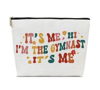 Trousse de maquillage avec inscription « It's Me, Hi I'm The Gymnast, Gymnastics Stuff and Graduation Appreciation » - Cadeau de remerciement pour femmes, filles, collègues