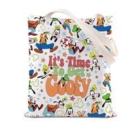Trousse de maquillage avec inscription « It's Time to Get Goofy » - Cadeau pour chien - Cadeau pour les films de dessin animé, Get Goofy T UK, SAC