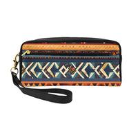 Trousse de maquillage avec motifs nationaux africains pour filles, étudiants, école, bureau, articles de toilette, compagnon de voyage, trousse de maquillage