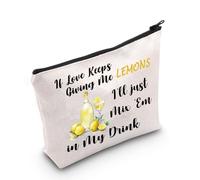 Trousse de maquillage avec musique country « If Love Keeps Giving Me Lemons I 'll Just Mix 'Em in My Drink Country Singer Merch », Citrons Royaume-Uni