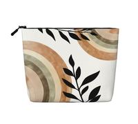 Trousse de Maquillage Boho Sun Rainbow Botanical Leaf Mountain Nature, Trousse de Maquillage Amusante pour Femmes, Cadeaux de Noël et d'anniversaire, Accessoires de Toilette