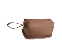 Trousse De Maquillage Capacité Articles Toilette Couleur Unie Organisateurs Cosmétiques Voyage Rangement Double Couche Maquillage Couleur Unie Articles Toilette