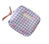 Trousse de maquillage carrée pour un usage quotidien, voyage, accessoires en polyester, a