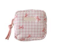 Trousse de maquillage carrée pour un usage quotidien, voyage, accessoires en polyester, b