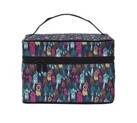 Trousse de maquillage colorée Dreamcatcher1, jolie trousse de maquillage pour femme, trousse de toilette, grande trousse de maquillage de voyage