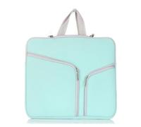 Trousse de maquillage colorée multi-poches pour ordinateur portable, vert menthe, 48 EU