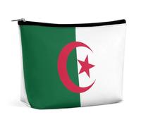 Trousse de Maquillage compacte avec Drapeau de l'Algérie, Pochette de Voyage pour cosmétiques, Organisateur pour Sac à Main pour Femme