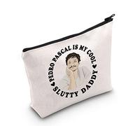 Trousse de maquillage cool Slutty Daddy avec fermeture éclair pour fan de la série TV, Pedro Pascal UK, big, Harry's Girl Sac UK
