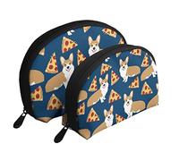 Trousse de Maquillage Corji Like Pizza, Pochette de Voyage pour Femmes et Filles
